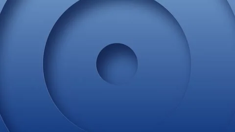 Circular seamless pattern abstract motion texture background with vibrant blue Stock Footage 294167046