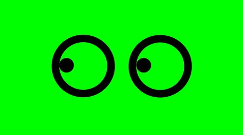 CIRCULAR SHAPED EYES,Circular shaped eyes looking around. Stock-Footage 1049965