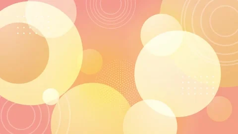 Circular shapes and geometric elements on modern abstract background seamless 4k Stock Footage 311608467