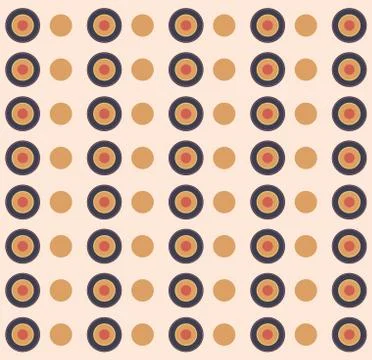 Circular shapes pattern Stock Illustration