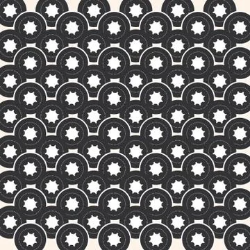 Circular shapes Pattern Stock Illustration