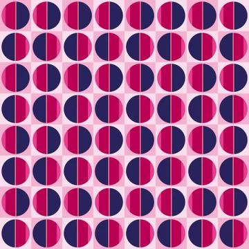 Circular shapes Pattern Stock Illustration