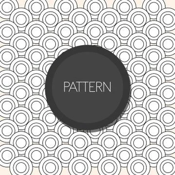 Circular shapes Pattern Stock Illustration