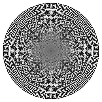 Circular Shrinking Celtic Pattern 스톡 일러스트