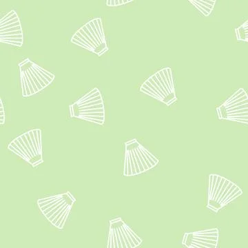 Circular skirt line seamless pattern Stock Illustration