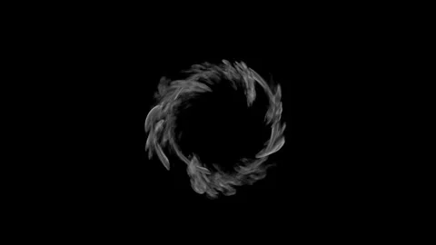 Circular Smoke Stock Footage 340519810