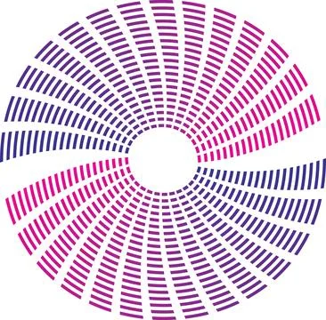 Circular sound equalizer with colorful gradient bars, vector design for mus.. 스톡 일러스트