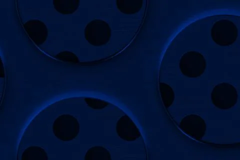 Circular speaker grille Ilustración de archivo