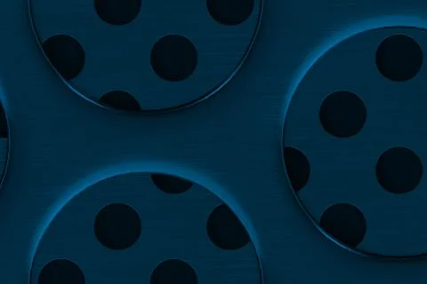 Circular speaker grille Ilustración de archivo