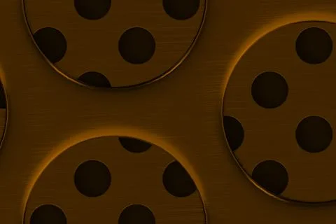 Circular speaker grille Ilustración de archivo