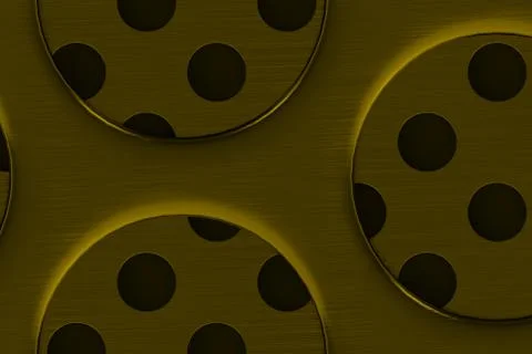 Circular speaker grille Ilustración de archivo