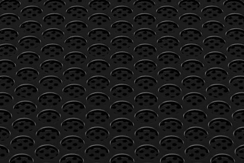 Circular speaker grille Ilustración de archivo