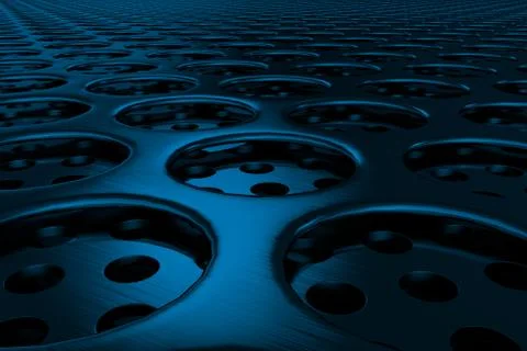 Circular speaker grille Ilustración de archivo