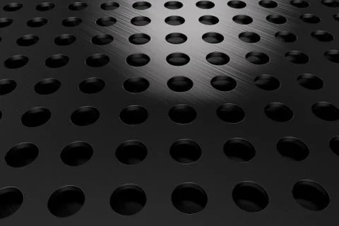 Circular speaker grille Ilustración de archivo