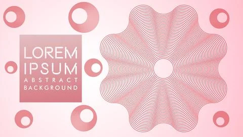 Circular Spectrum Audio Wave Design Vector, Abstract Wave Line Background D.. Stock-Illustration