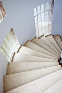 Circular staircase Foto stock