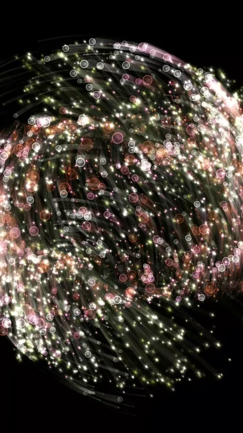 Circular Star Vortexes, Cosmic Explosions Stock Footage 266666450