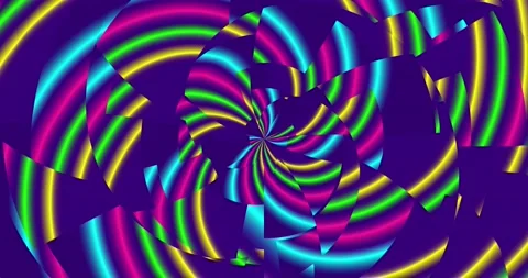 Circular striped waves Stock Footage 141309242