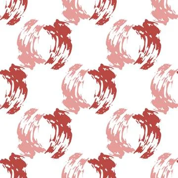 Circular strokes of paint Stock Illustration