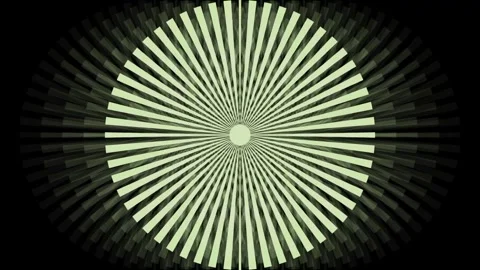 Circular sun burst rotating motion on black background. Stock Footage 335670410