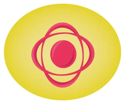Circular swirl graphic elements Stock Illustration
