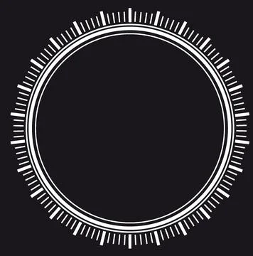 Circular symbol or cursor for computer user interface design 스톡 일러스트