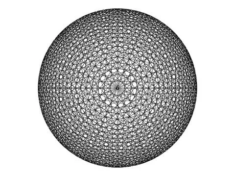 Circular symmetrical geometric pattern, to create background, seamless texture Stock Illustration