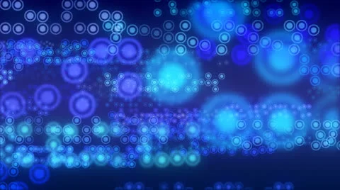 Circular Tech Grid Blue Stock Footage 26154335