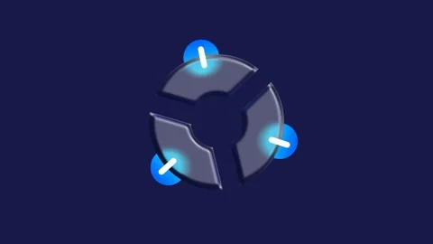 Circular Tech Hub Stock Footage 336063542