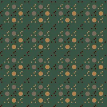 Circular uneven seamless pattern Stock Illustration