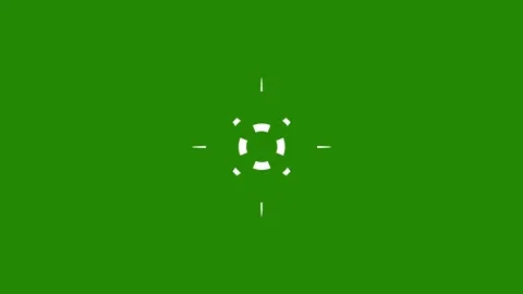 Circular wave burst animation with pulsing white lines. on green screen bac.. Stock Footage 310711476