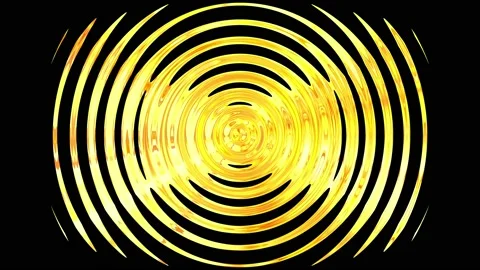Circular wave pattern glow effect animation Stock Footage 219113783