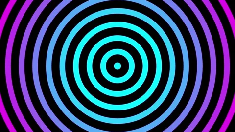 Circular wave-shaped moving background or radar in physics. Stock Footage 305293852