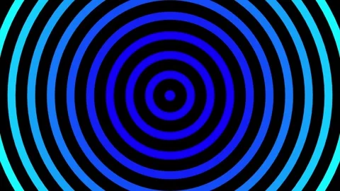 Circular wave-shaped moving background or radar in physics. Stock Footage 305293881