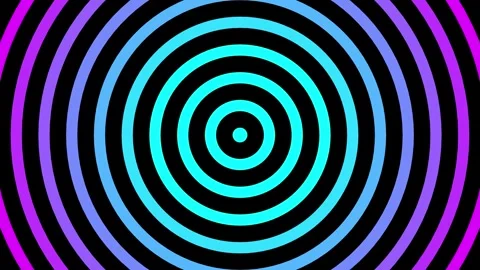 Circular wave-shaped moving background or radar in physics. Stock Footage 305293945