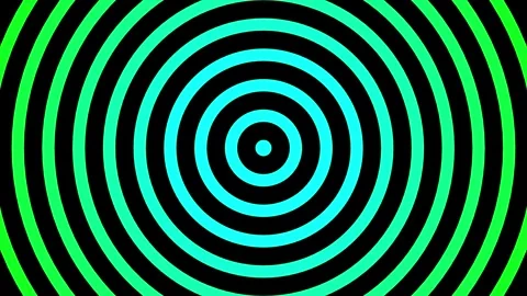 Circular wave-shaped moving background or radar in physics. Stock Footage 305293952