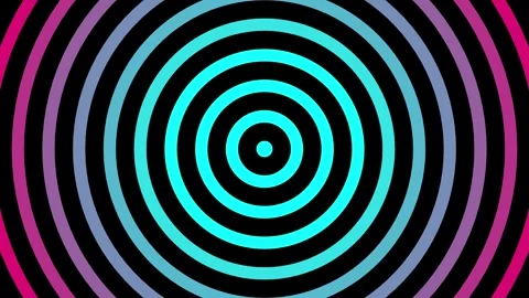 Circular wave-shaped moving background or radar in physics. Stock Footage 305293961