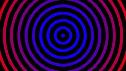 Circular wave-shaped moving background or radar in physics. Stock Footage 305293978