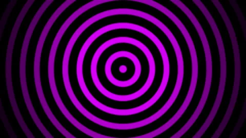 Circular wave-shaped moving background or radar in physics. Stock Footage 305294026