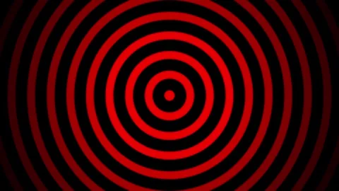 Circular wave-shaped moving background or radar in physics. Stock Footage 305294046