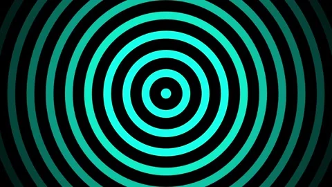Circular wave-shaped moving background or radar in physics. Stock Footage 305294084