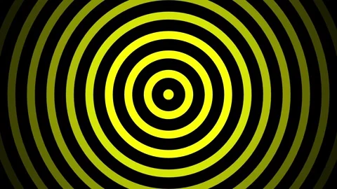 Circular wave-shaped moving background or radar in physics. Stock Footage 305294085
