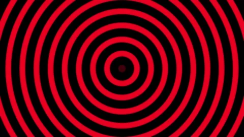 Circular wave-shaped moving background or radar in physics. Stock Footage 305294110