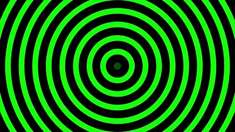 Circular wave-shaped moving background or radar in physics. Stock Footage 305294114