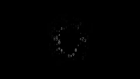 Circular waves formed by Random Numbers Видео 72592051