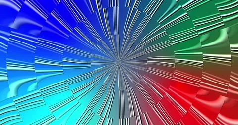 Circular waves, multi-gradient Stock Footage 142366605