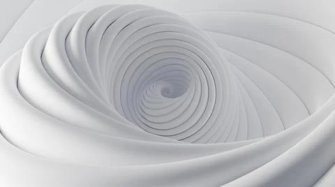 Circular waves on a white flat surface イラスト素材