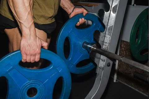 Circular weights Stock Photos