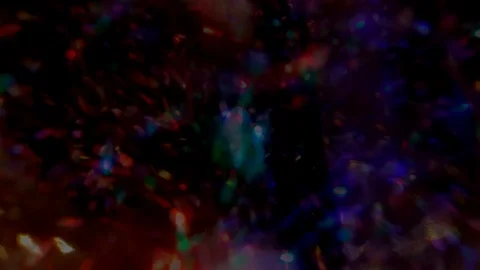 Circular white lights on black background 스톡 동영상 86526869