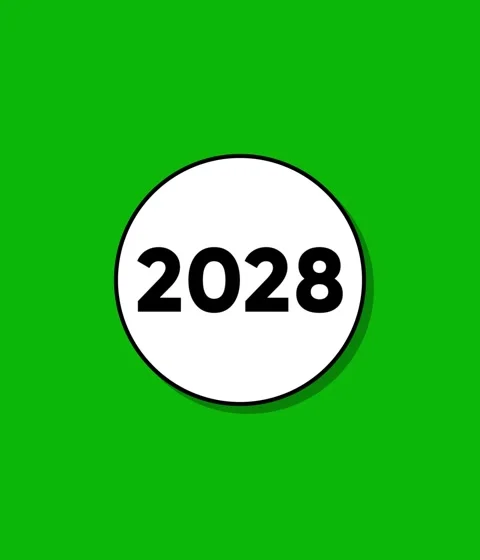 A circular white shape animated on a vibrant green background, transforming.. Stock Footage 332396649